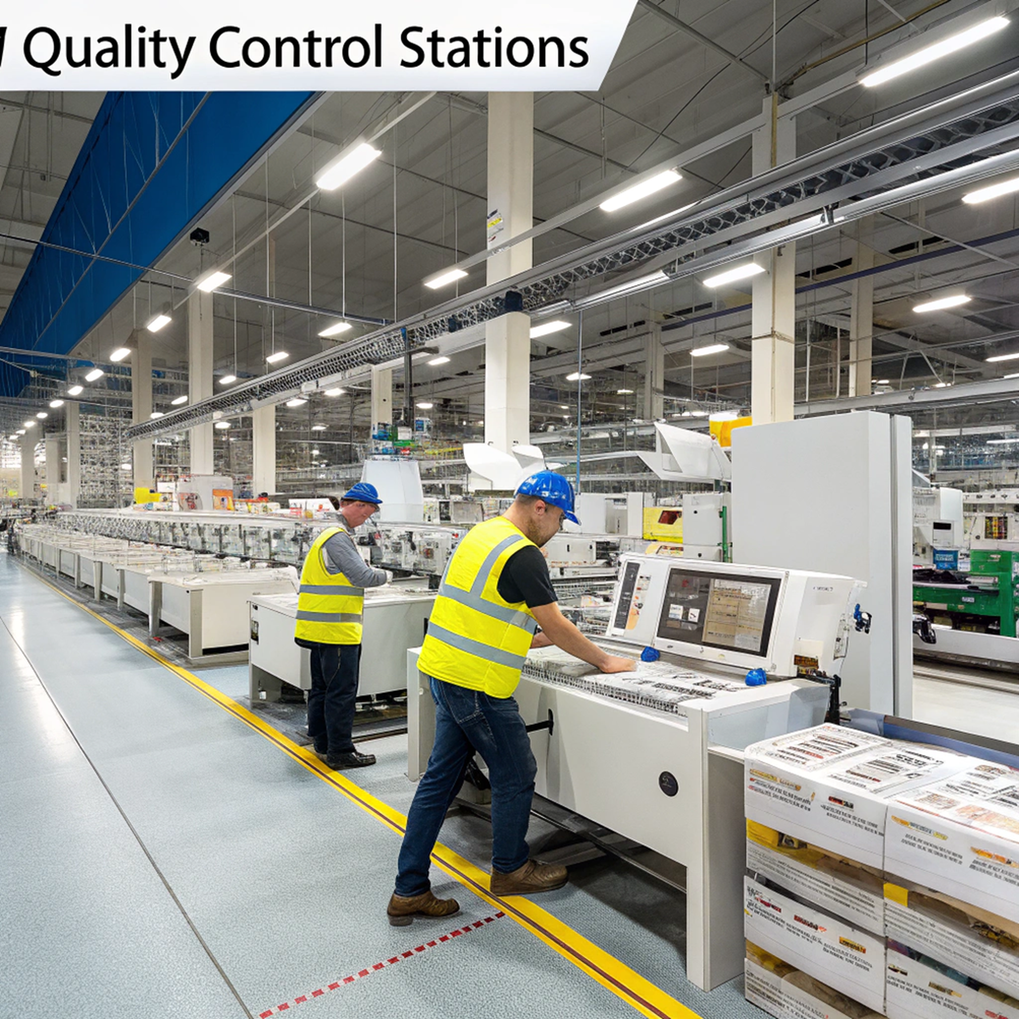 Manufacturing setup transforms approved designs into finished packages ready for retail distribution
